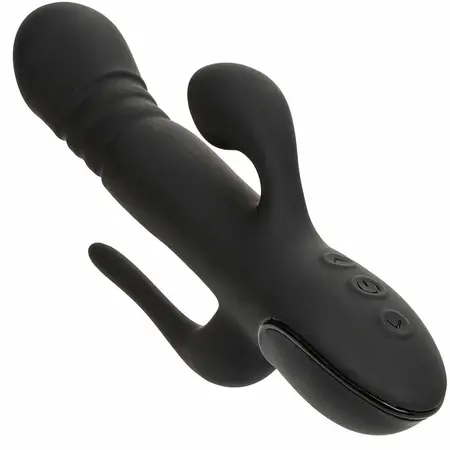 CalExotics Triple Euphoria Black Multi-Action Intimate Device 14 cm