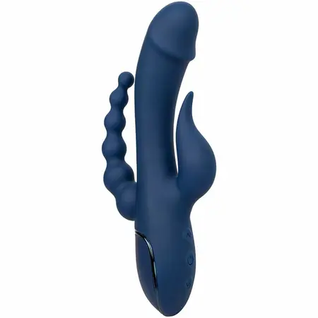 CalExotics III Triple Action Intimate Machine Blue Rechargeable Waterproof