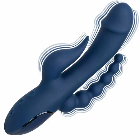 CalExotics III Triple Action Intimate Machine Blue Rechargeable Waterproof