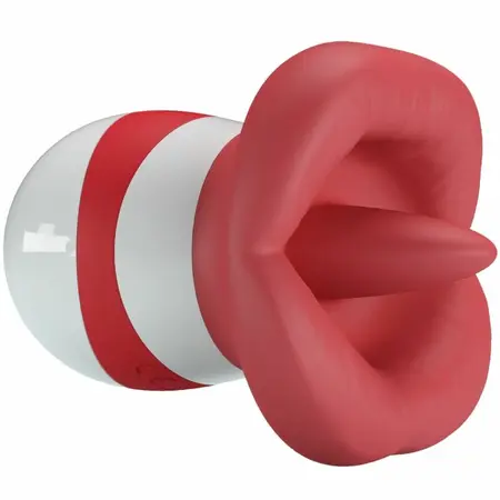 Pretty Love Mina Intimate Tongue Simulator Light Red USB Rechargeable
