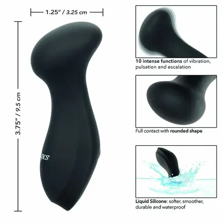 CalExotics Boundless Mini Massager Liquid Silicone Waterproof 9.5cm