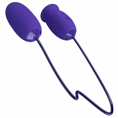 Pretty Love Daisy Youth Violet Wireless Stimulating Egg 12+3 Modes USB
