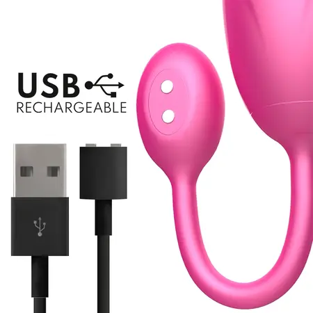 ONINDER Tokyo Pink Vibrating Egg 7.5x3.2cm App-Controlled Waterproof