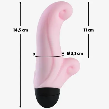 Fun Factory Ocean Pink - Compact Dual-Action Vibrating System, Waterproof