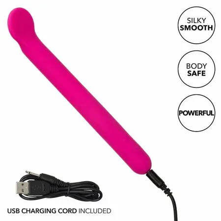 CalExotics Bliss Clitoriffic Pink - Liquid Silicone Compact Vibrating Massager