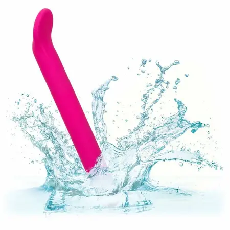 CalExotics Bliss Clitoriffic Pink - Liquid Silicone Compact Vibrating Massager