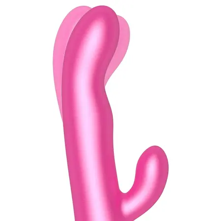 ONINDER Oslo Pink Dual-Action Massager with App & Rotation, Waterproof