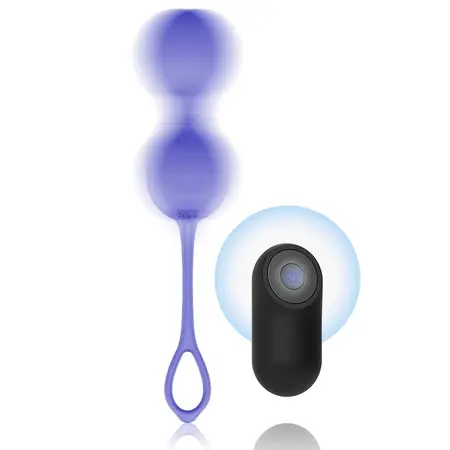 MR BOSS DUMAS Intimate Kegel Trainer with Vibration & Remote, 9.5 cm, Black