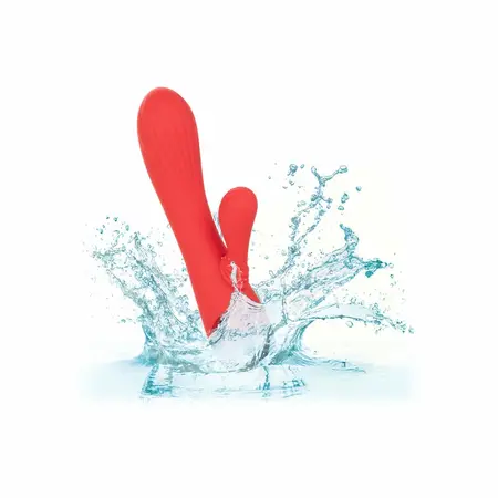 CalExotics Palisades Passion Red Heated Silicone Massager 11.5cm
