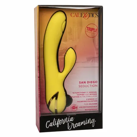 CalExotics California Dreaming San Diego Seduction Silicone Massager Pink