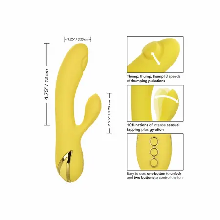 CalExotics California Dreaming San Diego Seduction Silicone Massager Pink