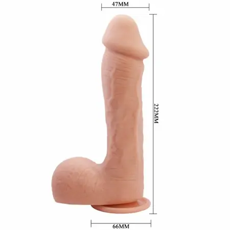 Baile Johnson Intimate Model 22 cm with Suction Cup, Soft Skin Texture