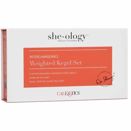 CalExotics She-Ology Interchangeable Kegel Exercise Ball Set Silicone