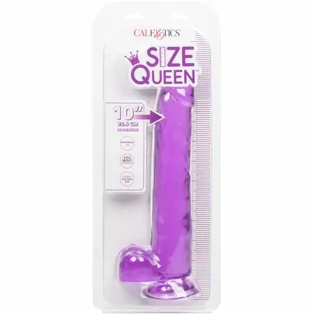 CalExotics Size Queen Intimate Machine Purple 25.5 cm Flexible TPR