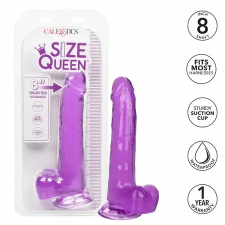 CalExotics Size Queen Intimate Model Purple 20.3cm Flexible TPR
