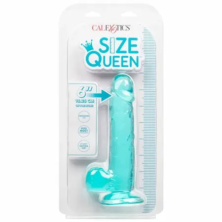CalExotics Size Queen Model Blue 15.3 cm Flexible Intimate System