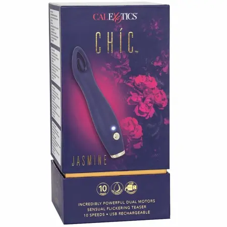 CalExotics Chic Jasmine 10-Speed Flickering Silicone Teaser, Waterproof