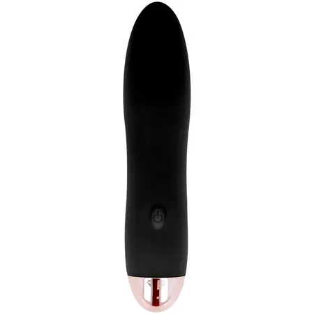Dolce Vita Four Black Rechargeable Silicone Device 7 Modes 13cm