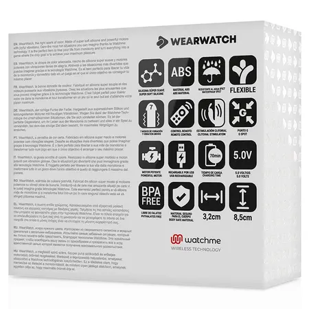 WEARWATCH WATCHME Dual Technology Intimate Machine Fuchsia/Black, Remote