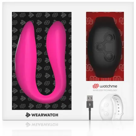 WEARWATCH WATCHME Dual Technology Intimate Machine Fuchsia/Black, Remote