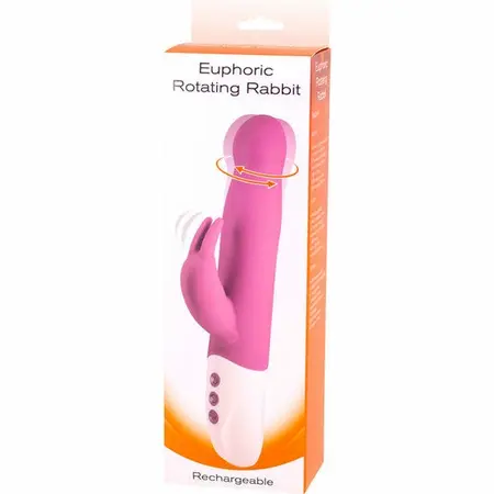 Seven Creations Euphoric Bunny Rotating Intimate Machine Lilac 23.4cm
