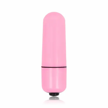 Glossy Small Bullet Vibe Deep Rose ABS Compact Waterproof 58mm