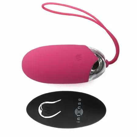 INTENSE Flippy II Remote-Controlled Vibrating Egg Pink 12 Modes USB
