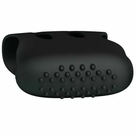 Pretty Love Flirtation Steward Black - Vibrating Silicone Finger Device