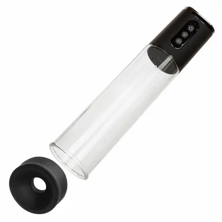 CalExotics Peak 4-Speed Rechargeable Intimate Enhancement Pump Black