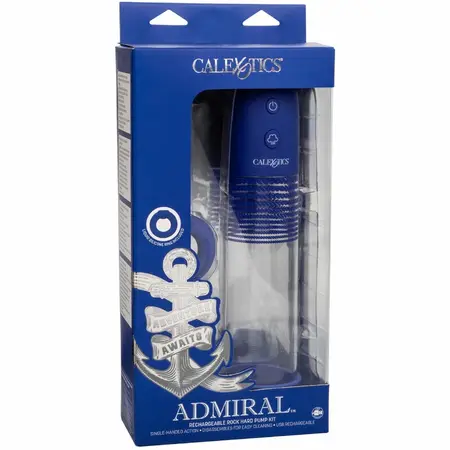 CalExotics Admiral Rechargeable Intimate Pump Kit with Silicone Enhancer Ring