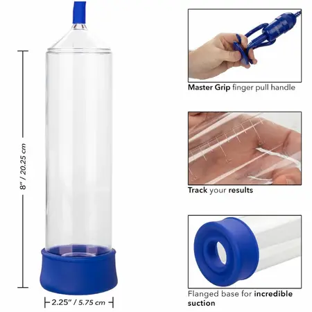 CalExotics Admiral Sta-Hard Pump Advanced System 20.25cm Transparent