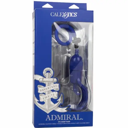 CalExotics Admiral Sta-Hard Pump Advanced System 20.25cm Transparent