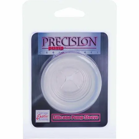CalExotics Universal Silicone Pump Sleeve Clear, 8 cm Diameter, Flexible Fit
