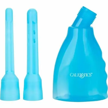 CalExotics Ultimate Douche Blue - Hygienic Cleaning System, 2 Tips