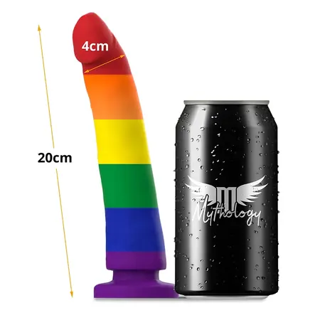 MYTHOLOGY Devon Pride Intimate Machine L - Premium Silicone, Pride Colors