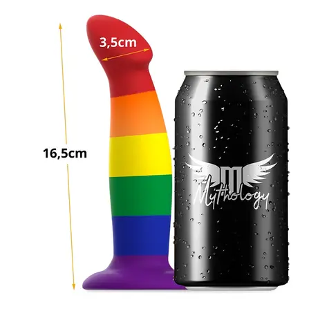 MYTHOLOGY Garrick Pride Intimate Device M - Flexible Silicone, Suction Base