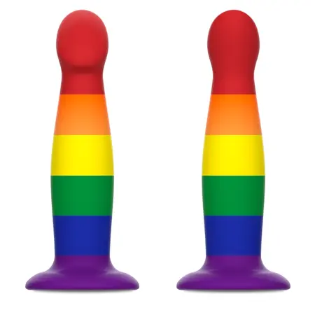 MYTHOLOGY Garrick Pride Intimate Device M - Flexible Silicone, Suction Base