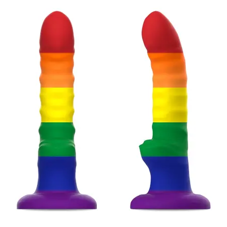 MYTHOLOGY Her Colby Pride Silicone Model M - Flexible Suction Base