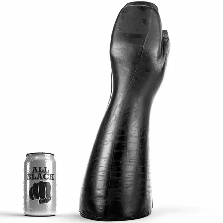 All Black Model 208234 Anatomical Hand & Arm PVC Form 39 cm Black