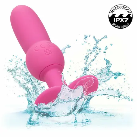 CalExotics First Time Beaded Probe Vibrating System Pink USB 10 Modes