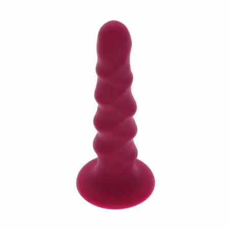 Get Real Ribbed Model 12 cm Red - Silicone Intimate System