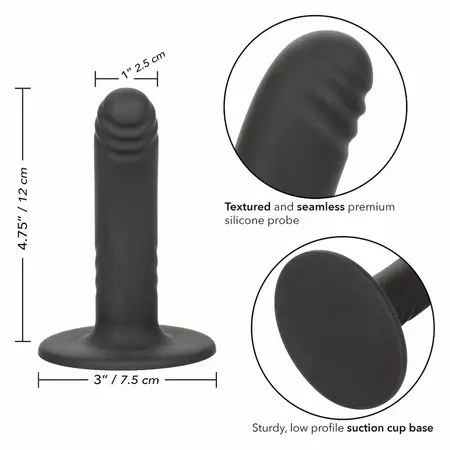 CalExotics Boundless 12 cm Silicone Attachment with Suction Cup & Harness Fit