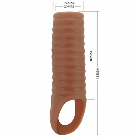 Pretty Love Hartman Extension Sleeve Natural TPR Flexible System