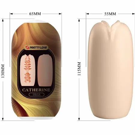 Pretty Love Olga Intimate Stimulation Device Flesh 130x65 mm