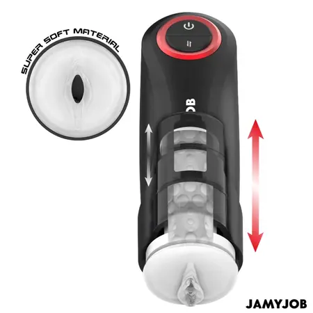 Jamyjob Gravity Automatic Intimate Machine 5 Modes USB Black-Red