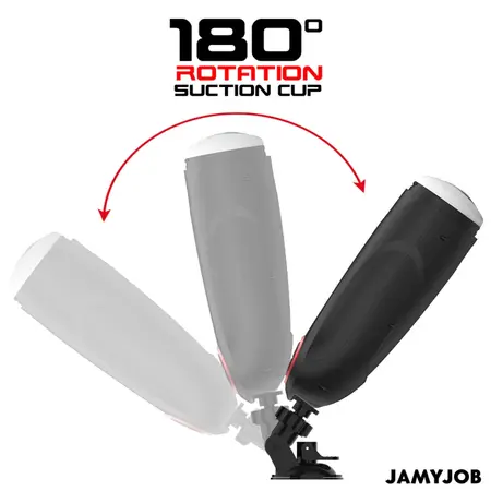 Jamyjob Gravity Automatic Intimate Machine 5 Modes USB Black-Red