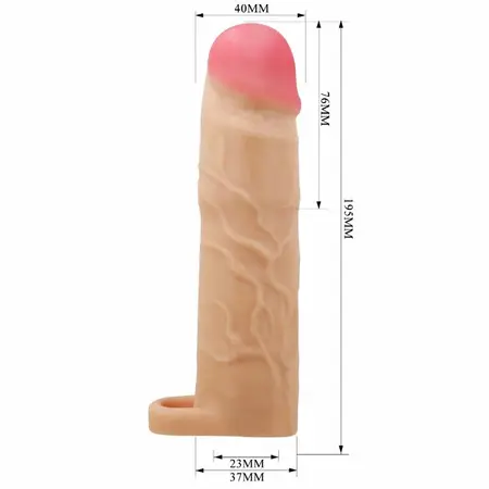 Pretty Love Gerd Extension Sleeve Flesh TPR Adjustable Strap System
