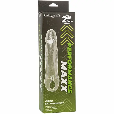 CalExotics Performance Maxx Clear Extension 7.5'' Transparent Enhancer