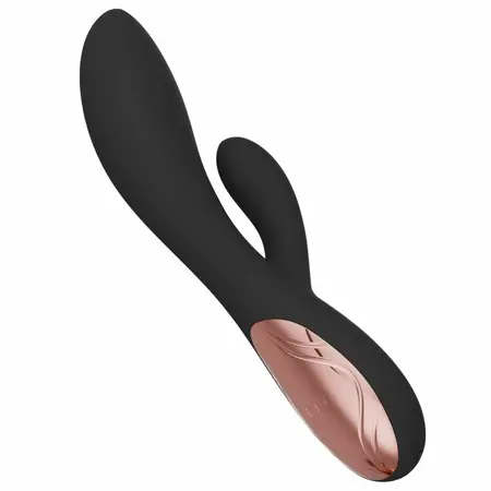 LELO INA Thrust Rabbit Black - Dual-Action Thrusting Intimate Machine