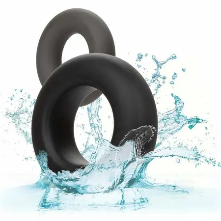 CalExotics Alpha Prolong Set of 2 Grey Silicone Support Rings